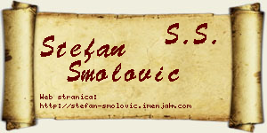 Stefan Smolović vizit kartica